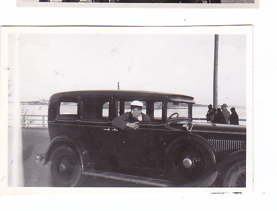 VANHA Valokuva UPEA Auto 1930-l 6 x 9 cm
