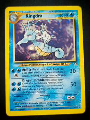Pokemon kortti Kingdra Neo Genesis holo