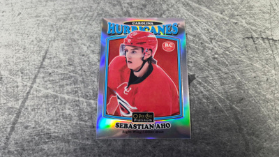 Sebastian Aho 2016-17 OPC Platinum Retro Rainbow