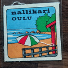 Oulu Nallikari vintage kangasmerkki harvinainen - pikkukuva 1