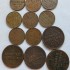 12 Kollikkoa Venäjä 1/2 kop 1840 1841 1912 1914 - pikkukuva 1