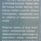 ANJA SNELLMAN: PARATIISIN KARTTA - pikkukuva 4