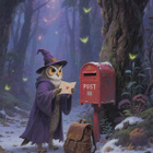 Pöllö postittaa kirjettä - pikkukuva 1