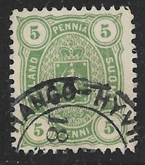 Nelilukuiset 1885 5p (LAPE 20) O