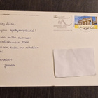 Kukkakortti Saksasta+ postimerkki + postileima, kulkenut pk. - pikkukuva 2
