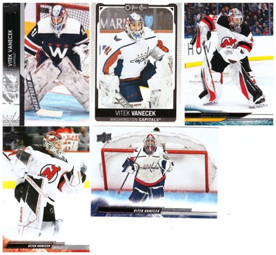 5 x Mv VITEK VANECEK Devils, Capitals