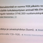 Amiraali Nils Ehrenschiöldin muistomitali 1928 - pikkukuva 3