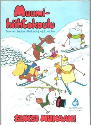 Muumi-hiihtokoulu, Suomen Latu 2002, mainos.