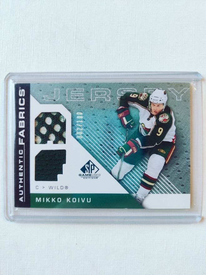 Mikko Koivu - 07-08 SPGU Authentic Fabrics /100
