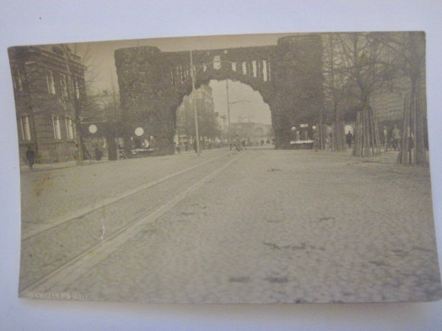 VANHA Postikortti Viipuri 1919 Rautatie Asema Näkyy