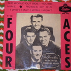 7" The FOUR ACES - The Worl Outside - EP single 1959 EX- - pikkukuva 1