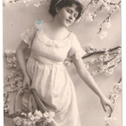 Neitonen ja kukkiva puu. v.1914 - pikkukuva 1