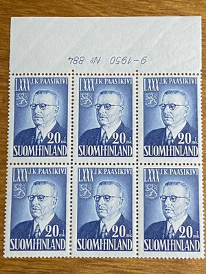 PRESIDENTTI J.K.PAASIKIVI 80 VUOTTA NUMERO KUUSILO**