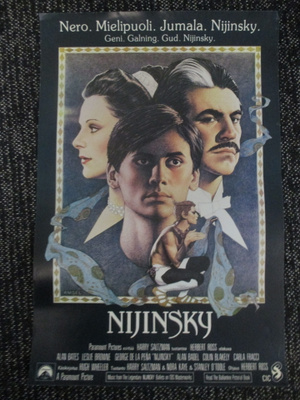 Nijinsky (Herbert Ross, 1980) - vanha elokuvajuliste