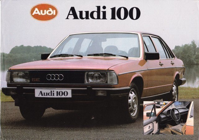 Audi 100 -esite 80-luvun alusta