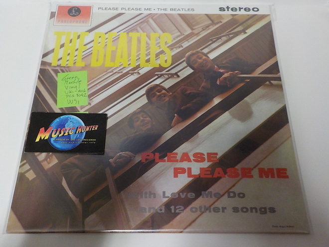 BEATLES PLEASE PLEASE ME UK 2016 UUSI LP  VIHREÄ VINYYLI