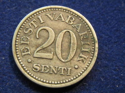 20 senti 1935 Eesti-Estonia
