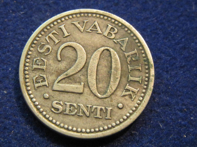 20 senti 1935 Eesti-Estonia