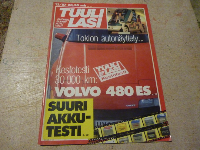 TL  12-87  Subaru Justy , Volvo 480