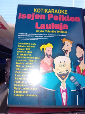 Dvd Isojen poikien lauluja kotikaraoke ( SIS POSTIKULU  )