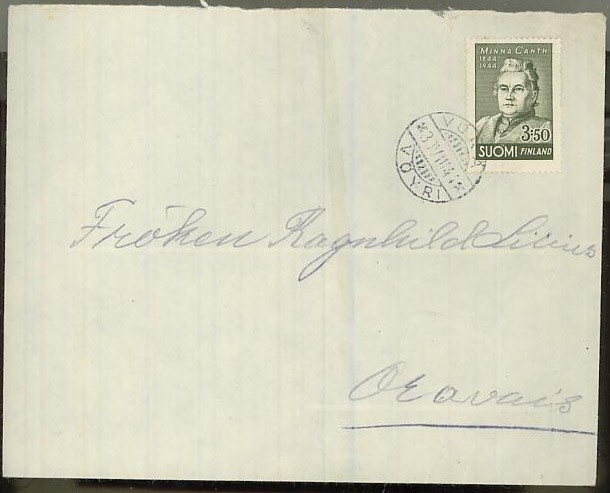 1944 Minna Canth kirje