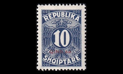 Albania P_26 * Porto 10 Q (1925)