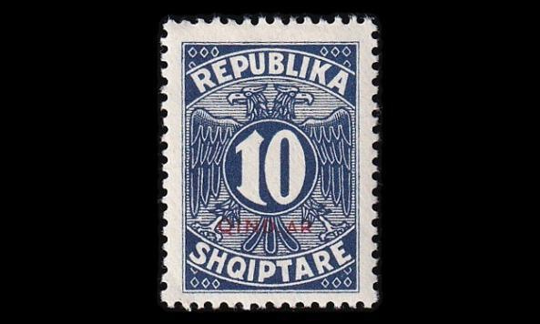 Albania P_26 * Porto 10 Q (1925)