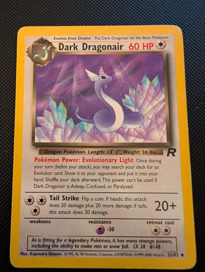 Dark Dragonair Pokemon Team Rocket