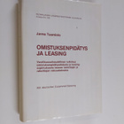 Jarmo Tuomisto : Omistuksenpidätys ja leasing : varallisu... - pikkukuva 1