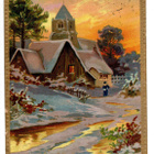 Vanha kohokortti, talvinen maisema, vuodelta 1911 - pikkukuva 1