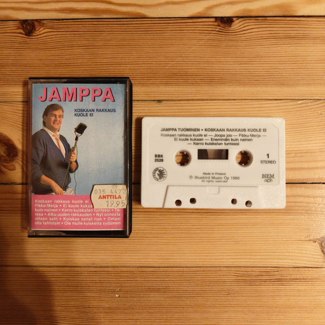 Jamppa Tuominen - Koskaan Rakkaus Kuole Ei c-kasetti