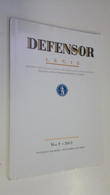 Defensor legis n:o 5/2012