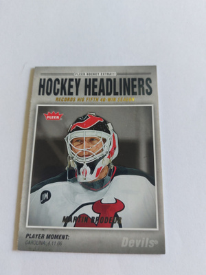 2006-07 Fleer Hockey Headliners #HL23 Martin Brodeur