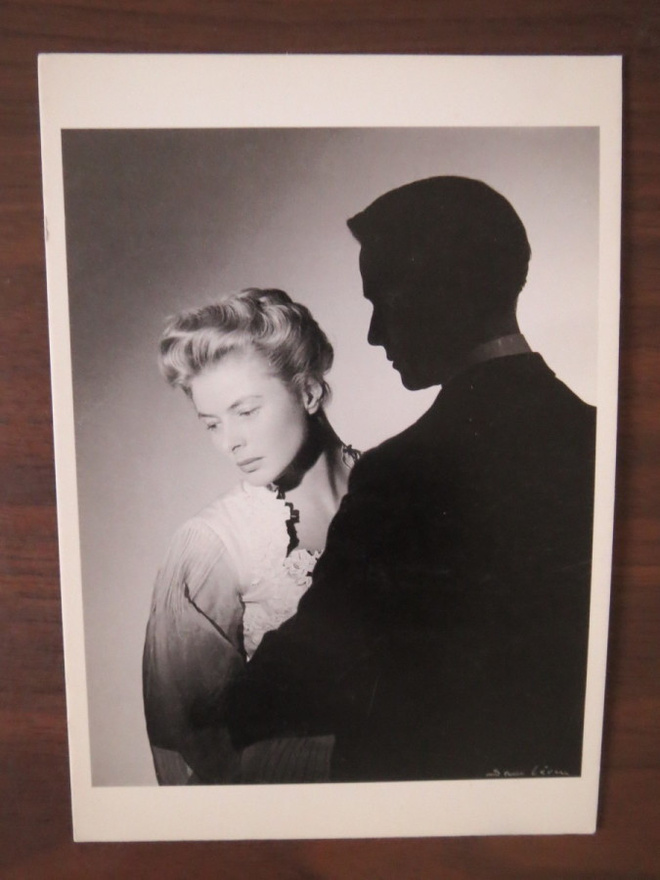 Sam Levin: Ingrid Bergman et Mel Ferrer valokuvakortti
