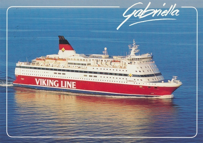 "Viking Gabriella" laivakortti, laivaleima