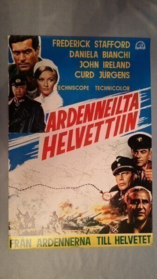 Ardenneilta helvettiin Vanha Elokuvajuliste