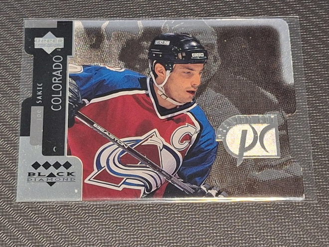 1997-98 Black Diamond Premium cut Quadruble horizontal sakic