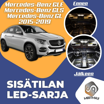 Mercedes-Benz GLE / GLS Sisätilan LED-sarja 14-o