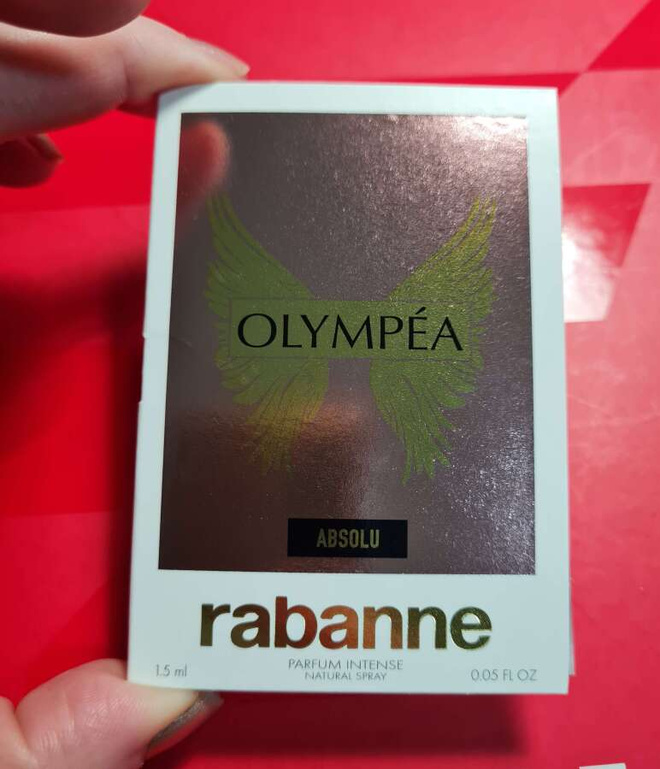 Hajuvesinäyte Rabanne Olympea Absolu