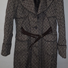 Ruskea takki villaa VILA Clothes koko L - pikkukuva 1