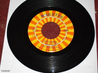 7" TOMMY JAMES - Draggin The Line - single 1971 rock EX