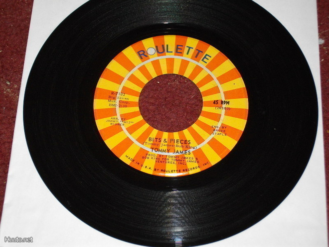 7" TOMMY JAMES - Draggin The Line - single 1971 rock EX