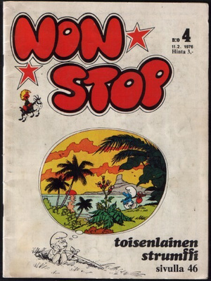 Non Stop 4/1976 mm. Tintti, Corto Maltese, Lucky Luke
