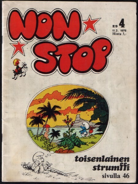 Non Stop 4/1976 mm. Tintti, Corto Maltese, Lucky Luke