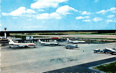 ARLANDA, lentokenttä 60 luvulta, postikortti