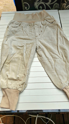 Lindex Baby Corduroy Trousers Size 80 – 100% Cotton, Beige
