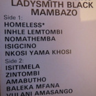 Ladysmith Black Mambazo: Zibuyinhlazane c-kasetti - pikkukuva 2