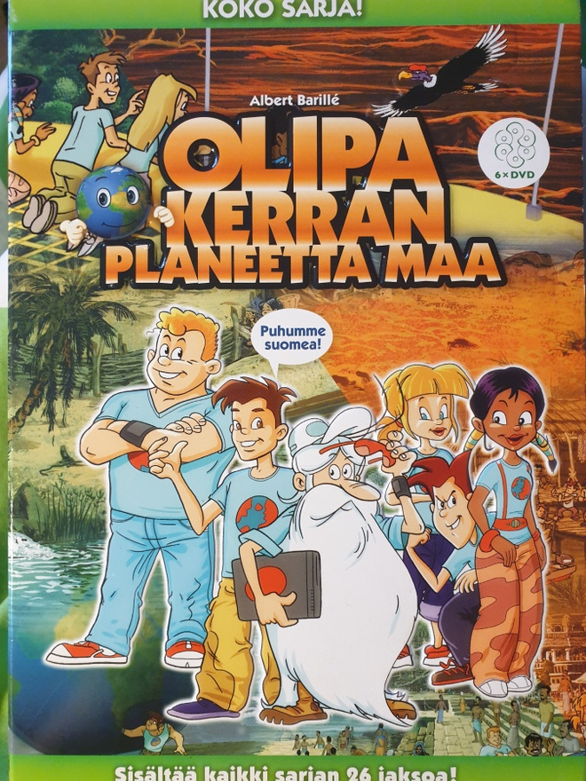 Olipa kerran planeetta maa koko sarja boksina DVD