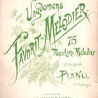 Ungdomens Favorit Melodier, för piano, pianolle. - pikkukuva 1