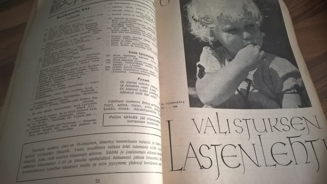 Valistuksen Lastenlehti - vuosikerta 1937 - 12kpl
